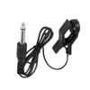 Violin Acoustic Guitar Ukulele Pickup Clip On Microphone Piezo Pickup Guitar Sound Hole Pickup with 6.35mm Audio Jack