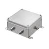 304 Stainless Steel Waterproof Junction Box, Dustproof & Corrosion-Resistant, Three-Proof UK Terminal Box for Outdoor Use.