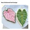 Soft Double-layer Leaf Style Hand Towel Thickened Absorbent Hanging Hand Cloth Speed Dry Handkerchief Rag