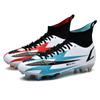 New Football Shoes, Boys' High-top Long Nails, Young and Middle School Students' Competition Training Shoes, Large Size.