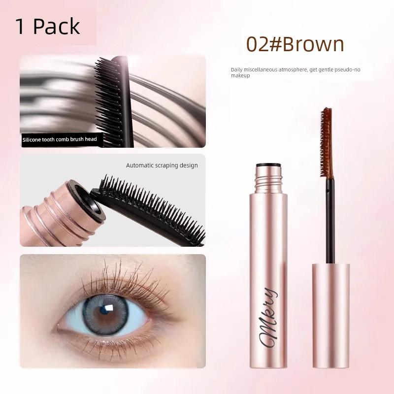 Mascara Waterproof, Lengthening, Curling, Non-Smudging, Long-Lasting, Natural Base, Styling, Lengthening and Thickening, 2026 New Model