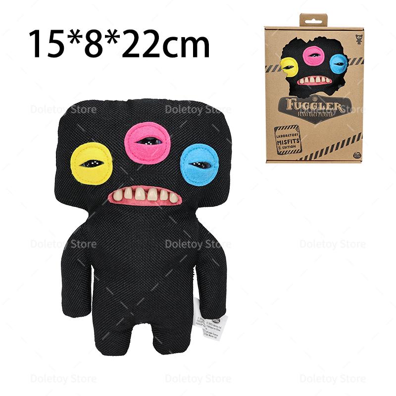 New Original Fuggler Funny Ugly Monster Plush Wide Eyed Weirdo Sasquoosh Munch Toys Collectors Edition Laboratory Monster Toy