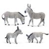 Smooth Surface Durable Daily Delicate Craft Wild Animal Donkey Statue Donkey Model