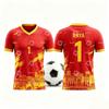 Spain Fan Commemorative Football Jersey Yamal Soccer Jersey Summer Sports T-Shirt Kid's Clothing Tee Woman