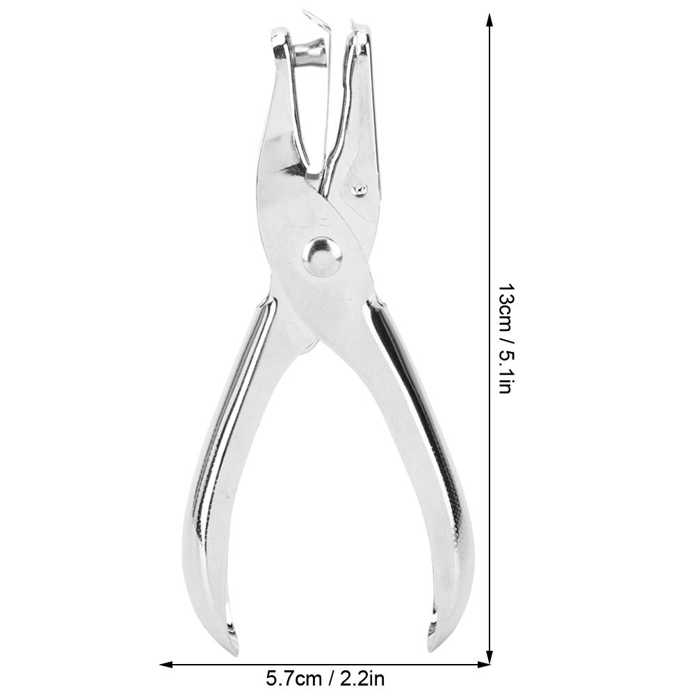 3PCS Stainless Steel Hole Puncher 6mm Single Hole Hand Paper Ticket  Punches