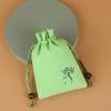 Blank Cotton Canvas Drawstring Bag for Custom Logo and Storage