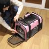Katzen-Taschen Tragbare Hunde-Tragetasche Netz Atmungsaktiv für Kleine Tragbare Faltbare Handtasche Reise-Haustiertasche Transporttasche