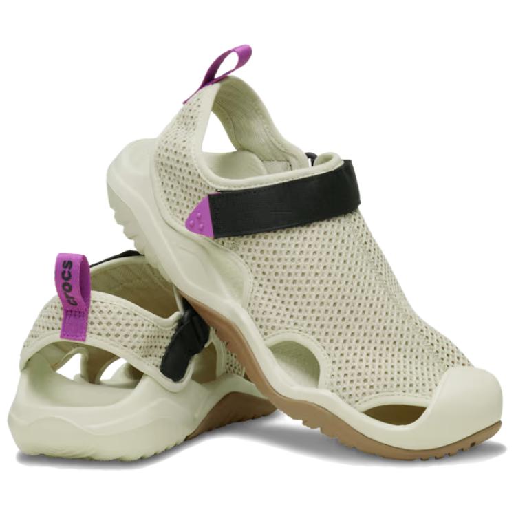 Crocs Casual Simple Non-Slip River Shoes Men Shoes Beige 211095-0LJ