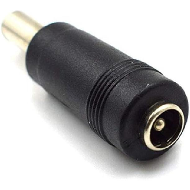 10Pcs DC Power Adapter 5.5x2.1mm Female Jack to 5.5x2.5mm Male Plug Electrical Socket Outlet for Universal Laptop Interface Power Cable Connector