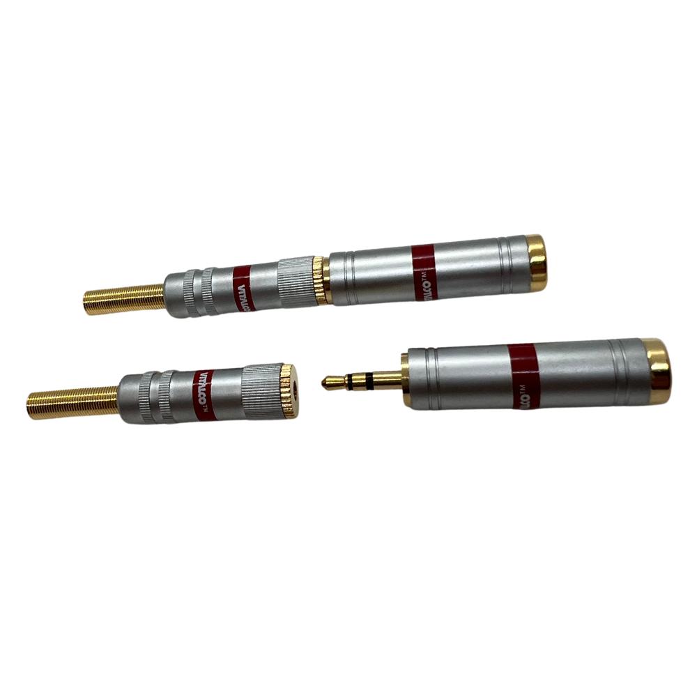 Gniazdo jack 3,5 mm stereo na kabel 4 mm vitalco (wg7)