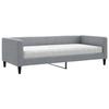VidaXL Daybed with Mattress Light Grey 90x200 Cm Fabric 3196560
