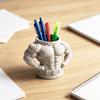3D Printed Pen Holder, Bodybuilder Torso Shape, Muscular Fitness Desk Organizer, Creative Desktop Decoration, Gift for Boys