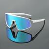 Oversized Sports Goggle Men  New In Punk Mirror Outdoor Cycling Sunglasses Trendy Futuristic Anti-UV Hiking Shades
