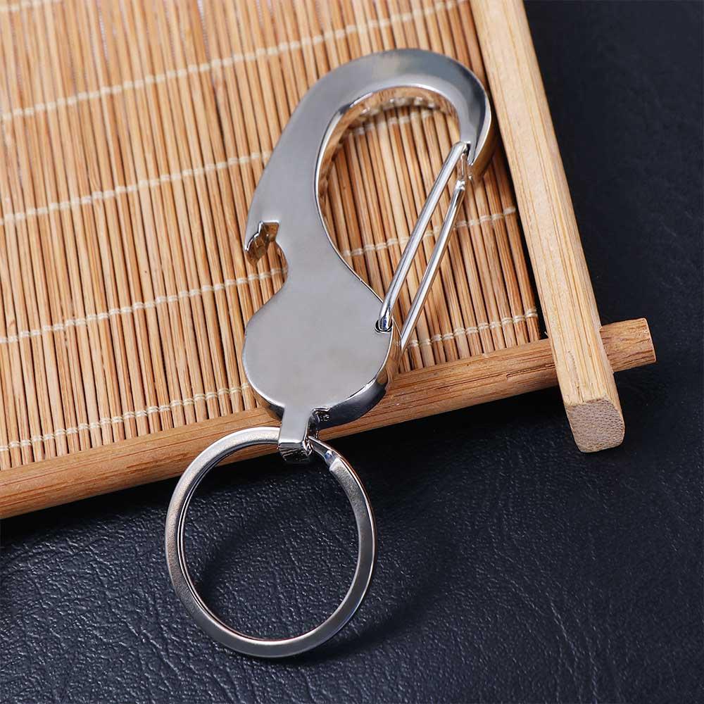 Creative Cute Compass Multi-function Tool Car Accessories Key Rings Opener Keyfob Car Keychain
