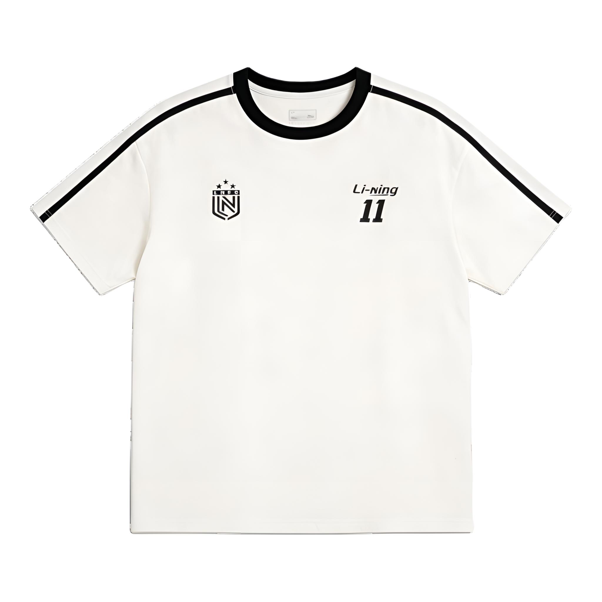 

Li-Ning Round Neck Comfortable Loose Versatile Sports Short Sleeve T-Shirt Unisex Tops AHSW987-11 M