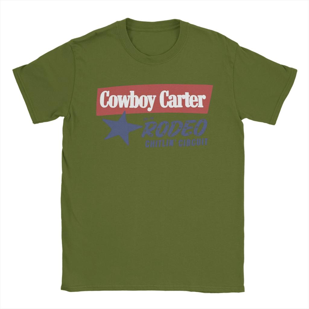 Beyoncé Cowboy Carter Rodeo T-Shirt Herren Baumwolle Mode für Männer T-Shirts Rundhals Kurzarm Sommerkleidung