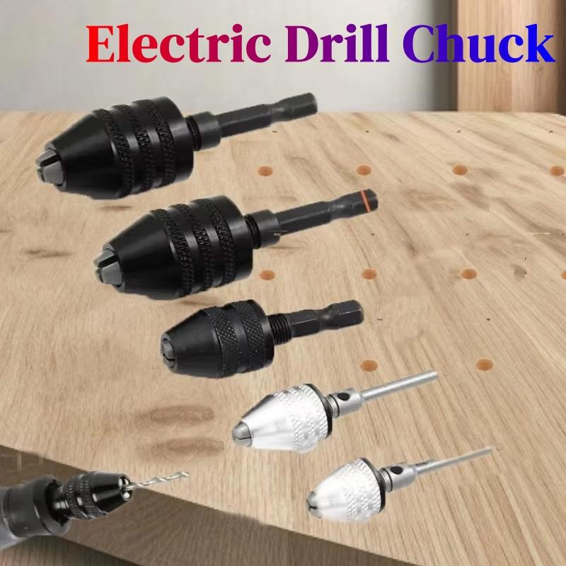 Elektrischer Fräsbohrfutter 0,3-8,0mm Schnellwechsel Kleines Futter Sechskantgriff Dreibacken Drehbohrfutter Schnellwechsel Bohrer