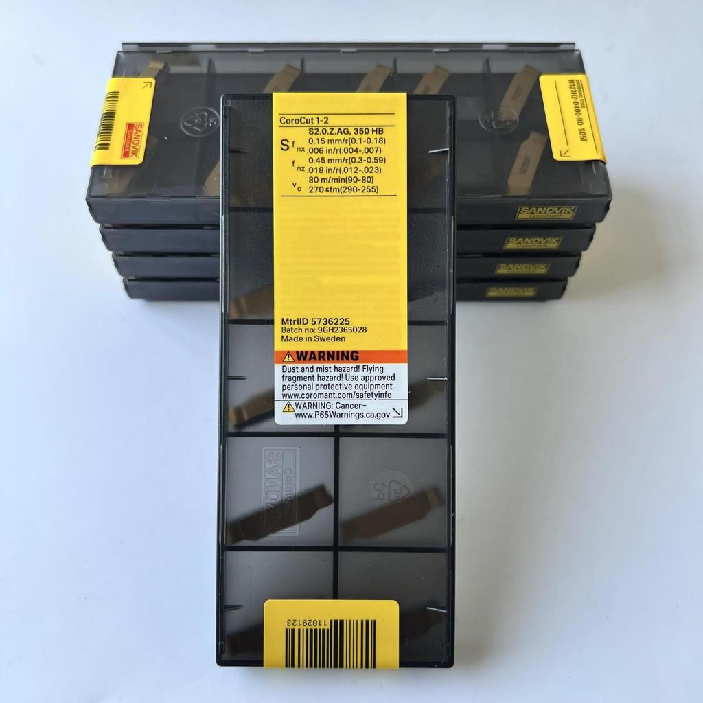 Original Sandvik / N123H2-0400-R0 S05F CNC lathe carbide blade 10 PCS