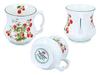 Kubek Babuni Maliny Ceramiczny 300Ml Zdobiony Wzór Prezent Dla Mamy