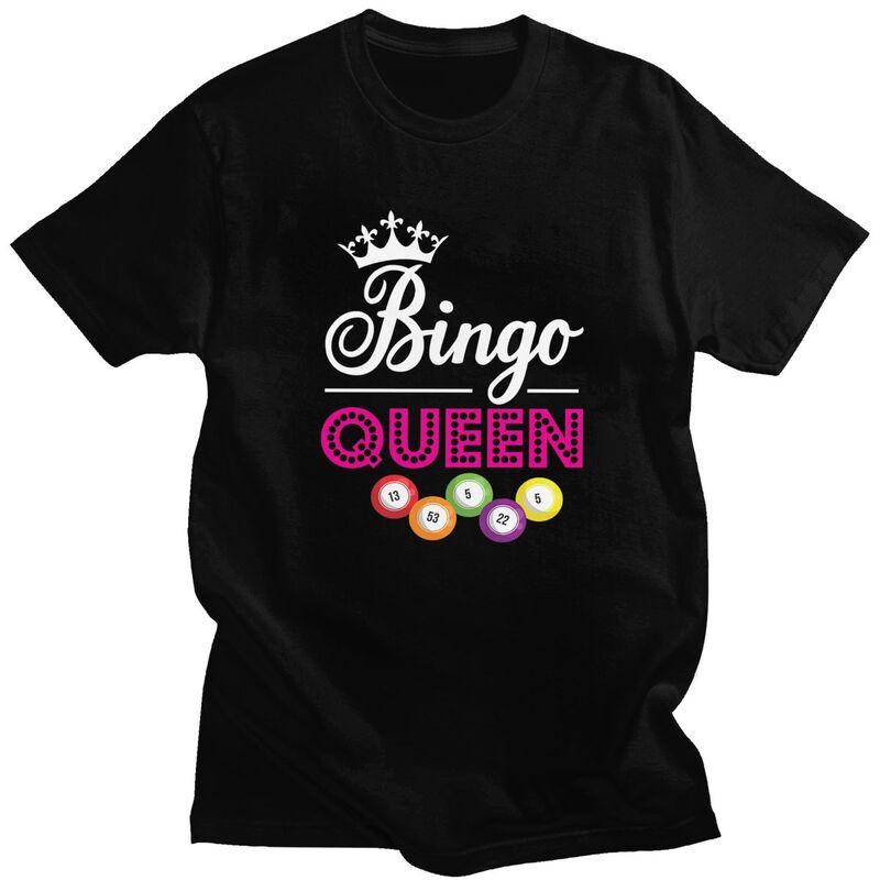 

Custom Mens Bingo Queen T Shirts Short-Sleeve Cotton Tshirt Classic T-shirt Leisure Tee Clothing - Men s Summer Cotton Graphi... 5XL різнокольоровий