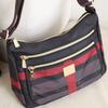 Shiz Madam Ultra Lightweight Check Multi Pocket Crossbody Bag A42433