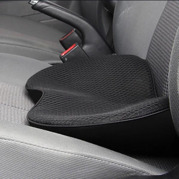 Cuscino Multifunzionale 2 in 1 per Sedile Auto Universale Memory Supporto Lombare Cuscino per Guidatore Traspirante Altezza Aumentata Imbottitura per Glutei