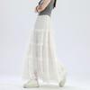White Lace Long Skirt for Women - Summer 2025 Collection, Available In Small To Large Sizes