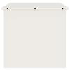 Outdoor Storage Box White 55 x 50.5 x 50 cm Steel