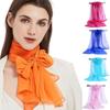 Sunscreen Chiffon Scarf Luxury Brand Designer Simulation Silk Scarf For Summer Women Accessories