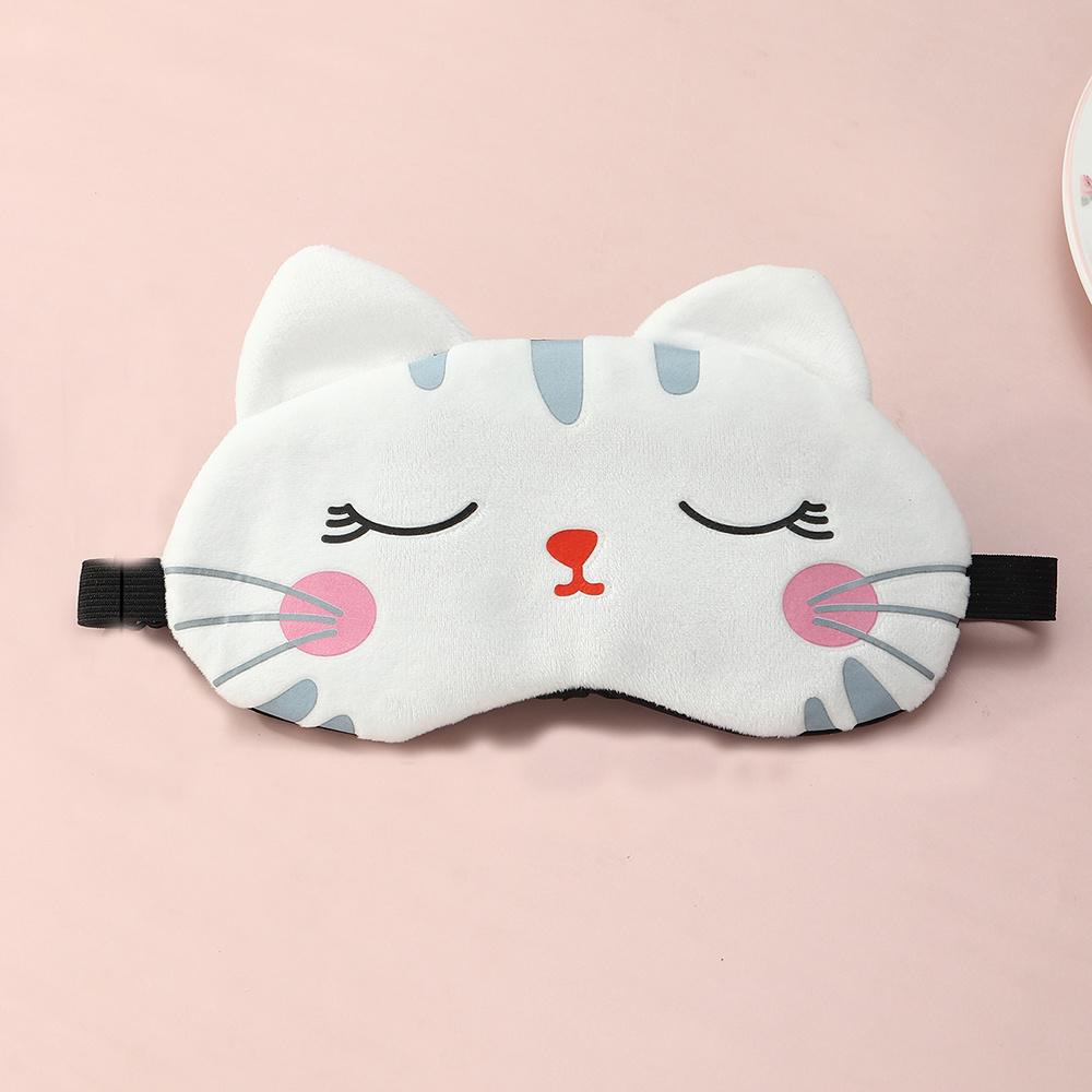 Cartoon design specific shading sleep eye mask, portable shading device for travel, office and rest to relieve eye fatigue