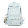 Cute Bear Print Backpack for Women and Girls Fashion School Travel Daypack with Multiple Pockets