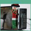 Colorful Christmas Microwave Handle Wraps Cute Snowman Design For Holiday Home Style
