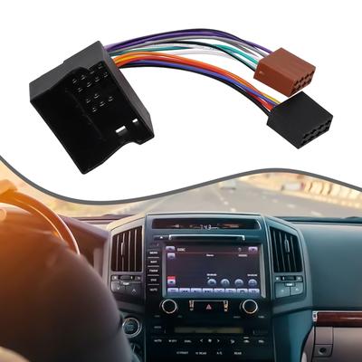 Car ISO Stereo Radio Wiring Harness Adapter For Golf ISO Cable Connector Plug Auto Radio Audio Converter Automotive Accessories
