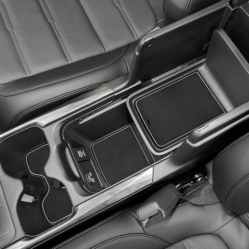 SENSHINE For Honda CR-V CRV Accessories    Cup Holder Ert Center Console Liner Trim Door Packet Mats Non-Slip Anti Dust Premium  Interior 20PC Set