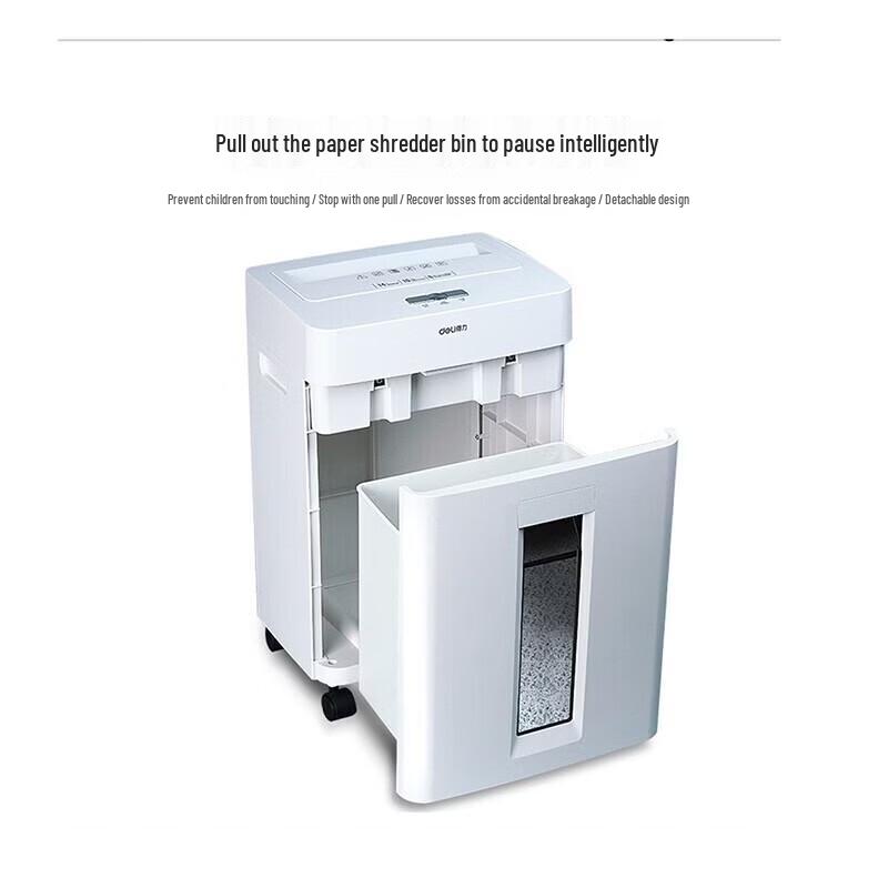 Deli 9924 P-4 Cross-Cut Shredder for Office & Home CN plug (adapter included)