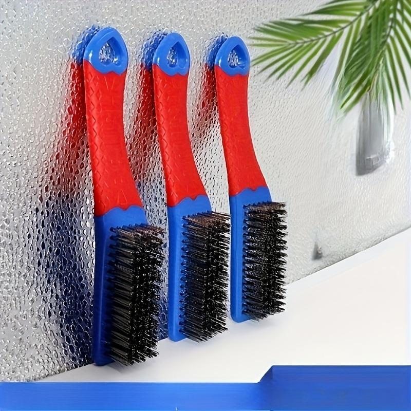 1 ADET Kaymaz Plastik Saplı Ağır Hizmet Tipi Paslanmaz Çelik Tel Fırça Paslanmaz Boya ve Kaynak Aletleri Metal Yüzey İşlemesi Sağlam Yapı