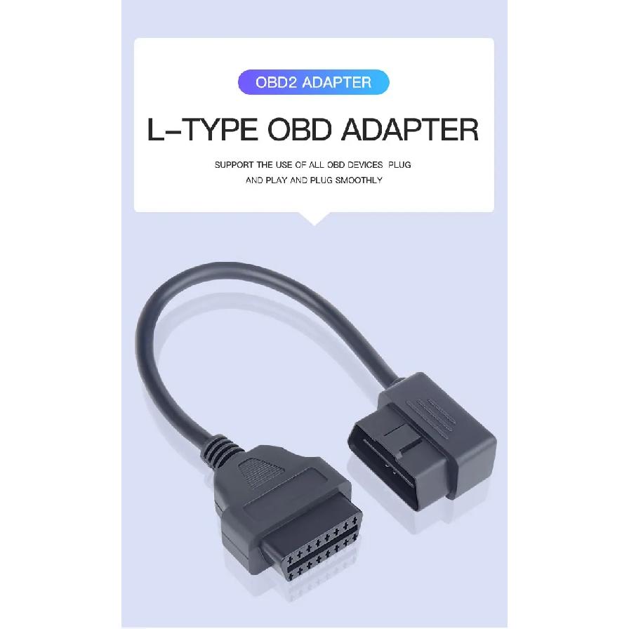 Jieyuan OBD16-Pin Male To Female Conversion Cable OBD2 Extension Cable Connector Adapter Used For Diagnostic Tools