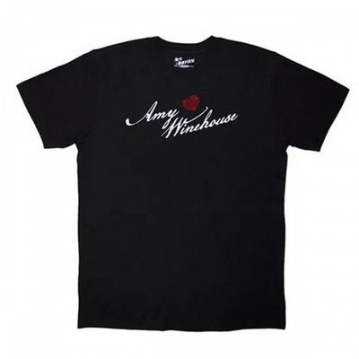Amy Winehouse Unisex Adult Back To Black Embellished T-Shirt