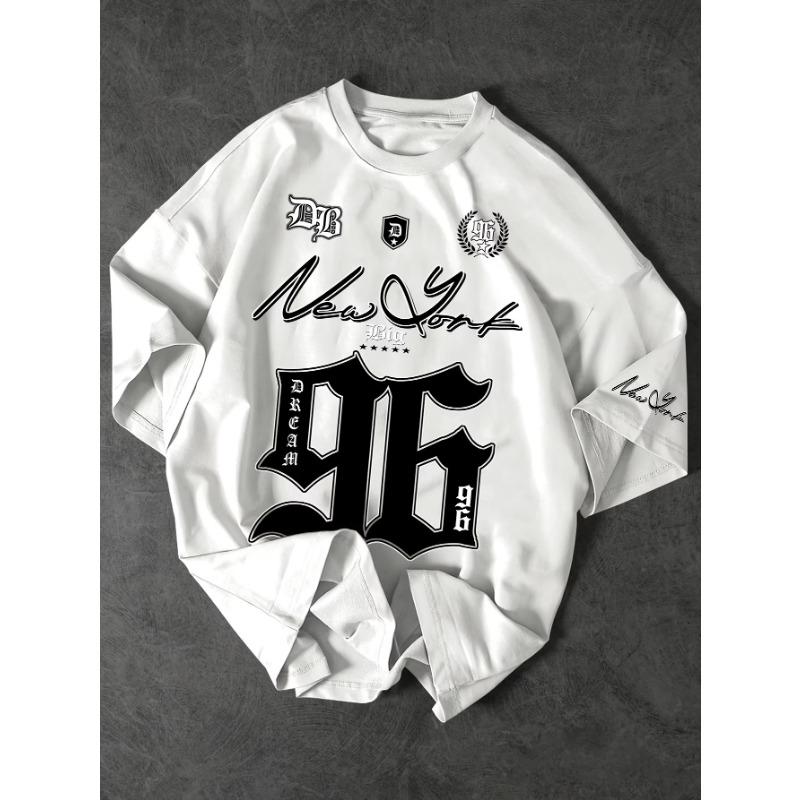 2026Summer New Men's New York No.96 Print 3D Digital Print Baseball