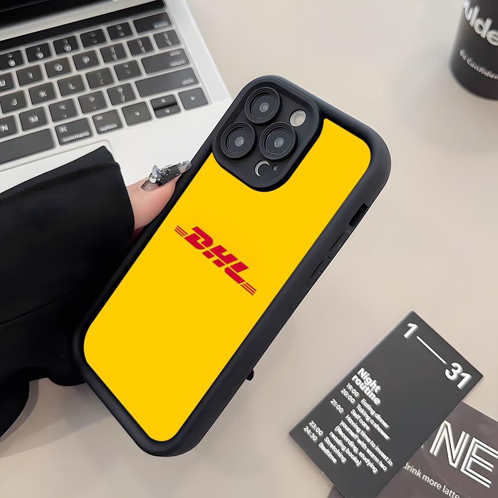 

Brand DHL Logo Phone Case For IPhone 17 Air 16 E 15 14 Plus 13 12 11 Pro Max Silicone Soft Case iPhone 12