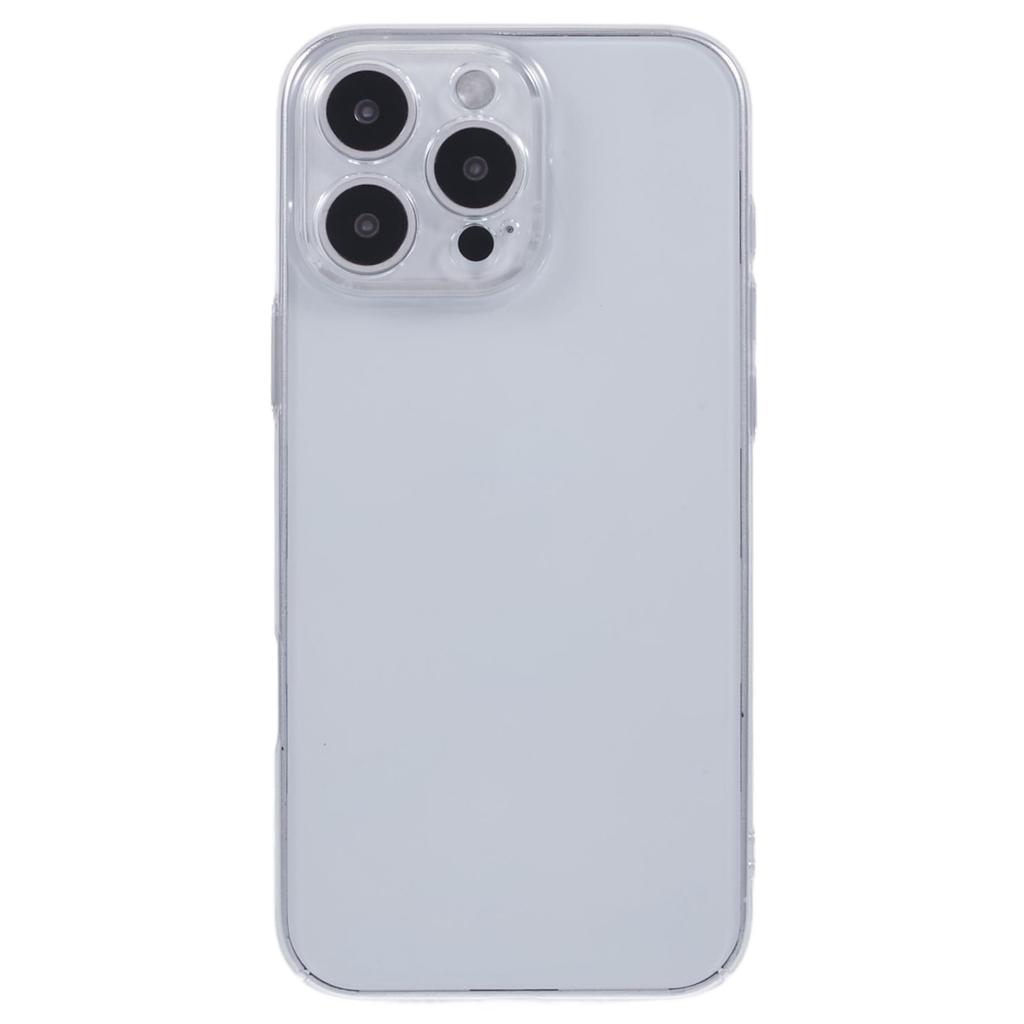 For iPhone 16 Pro Max Case Shock-Absorption Hard PC Phone Cover Transparent (Precise Lens Cutouts)