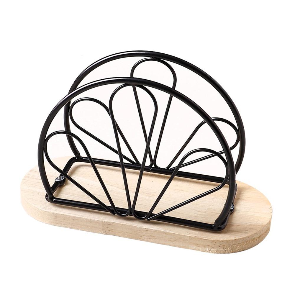 Nordic Style Tissue Storage Rack Space-Saving Paper Towel Container Vertical Napkin Dispenser  Home