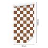 Checkerboard Wallpaper White, Orange and Beige for Living Room and Bedroom 50x1000