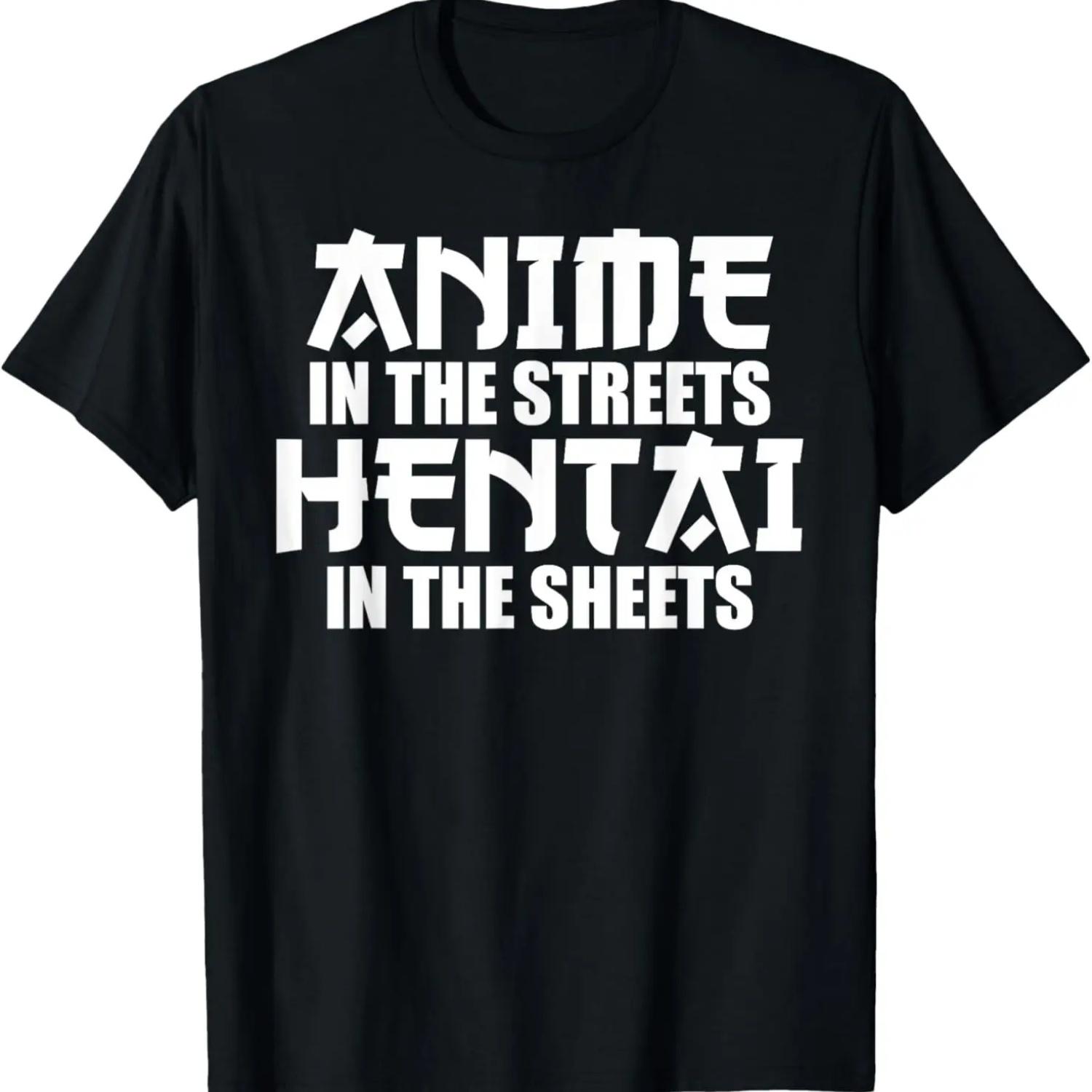 аниме на улицах хентай в постели Футболка S чёрный