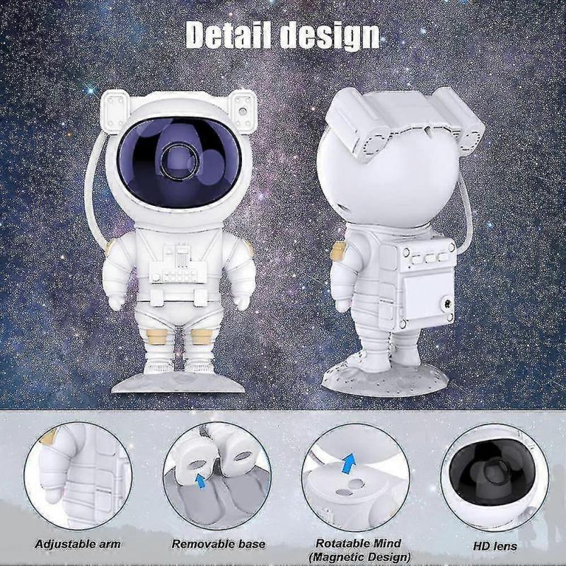 Astronaut Star Projector Light, Adults Kids Night Light With Remote Control