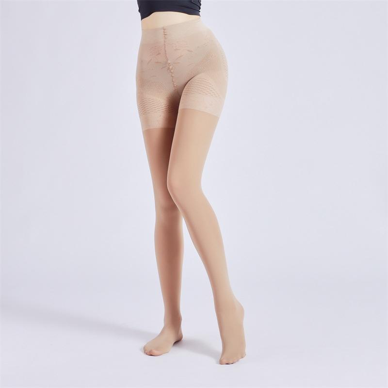 12 Pantyhose Lady High Elastic Stockings Female Winter Autumn Glossy Tights Patchwork Leggings Thicken Panty Hose Hosiery80KG