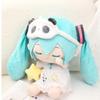 Poupée dormeuse Hatsune Miku 30 cm Panda Hatsune Miku Position debout Miku Dessin animé Poupée en peluche Hatsune Produit dérivé Cadeau de Noël