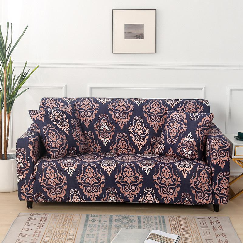 Printed Stretch Sofa Slipcovers Elastic Sofa Covers for Living Room Funda Sofa Chair Couch Cover Home Decor 1/2/3/4-seater