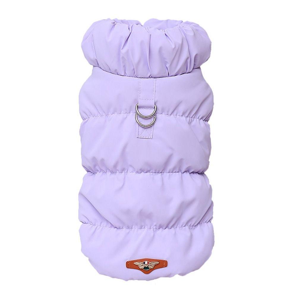 

Cotton Dog Winter Clothes D-ring Vest Cat Costumes New Pet Warm Jacket Small Medium Pet S-Color 3