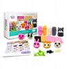Crochet Kit Animals Cat Rabbit Pompoms Yarn For Kids